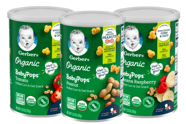 Organic BabyPops from Gerber