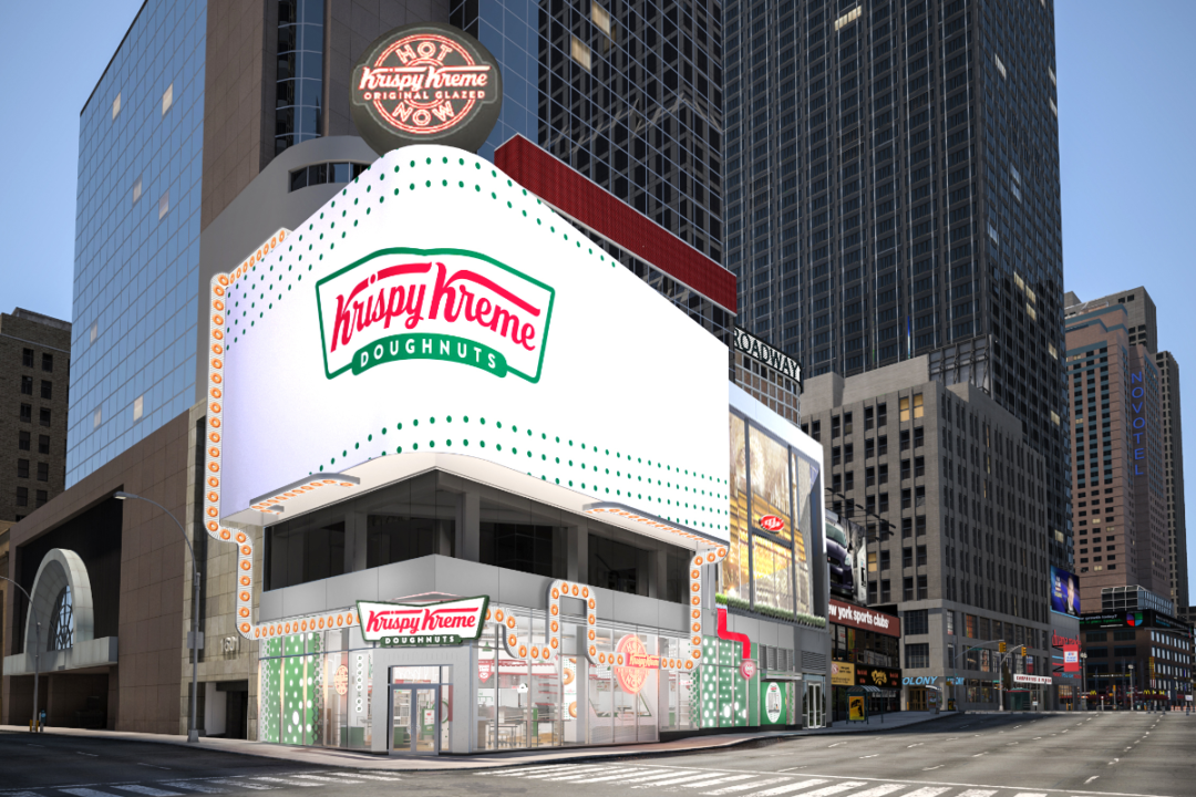 Krispy Kreme's Time Square location
