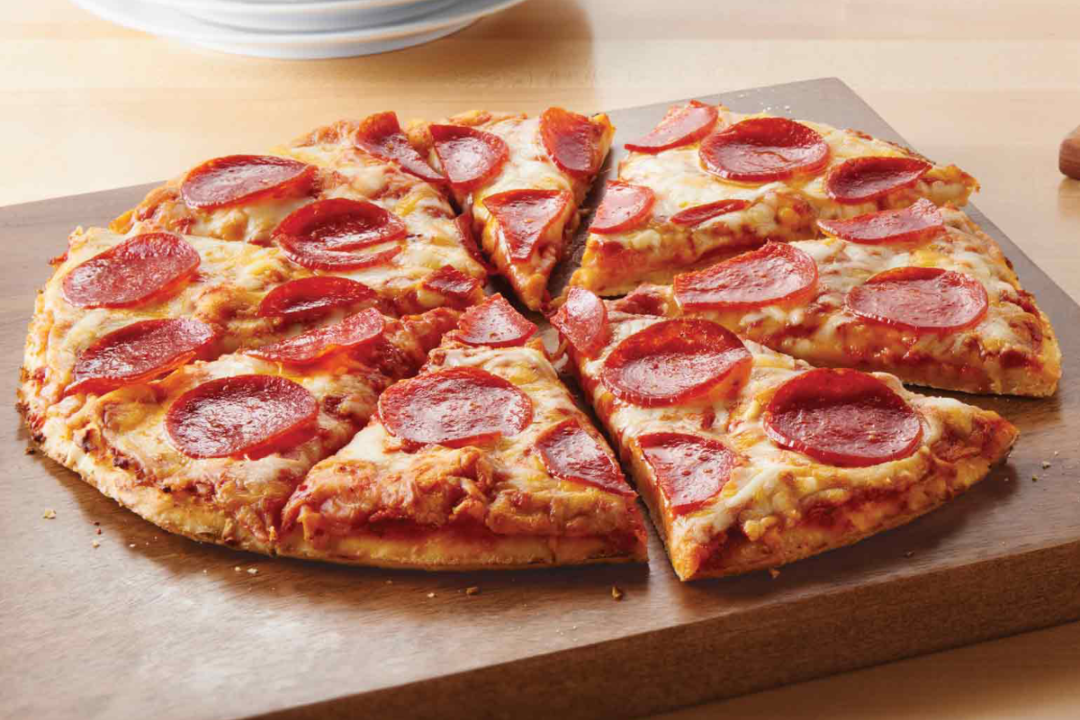 Classic pepperoni pizza from the Schwan’s Co.