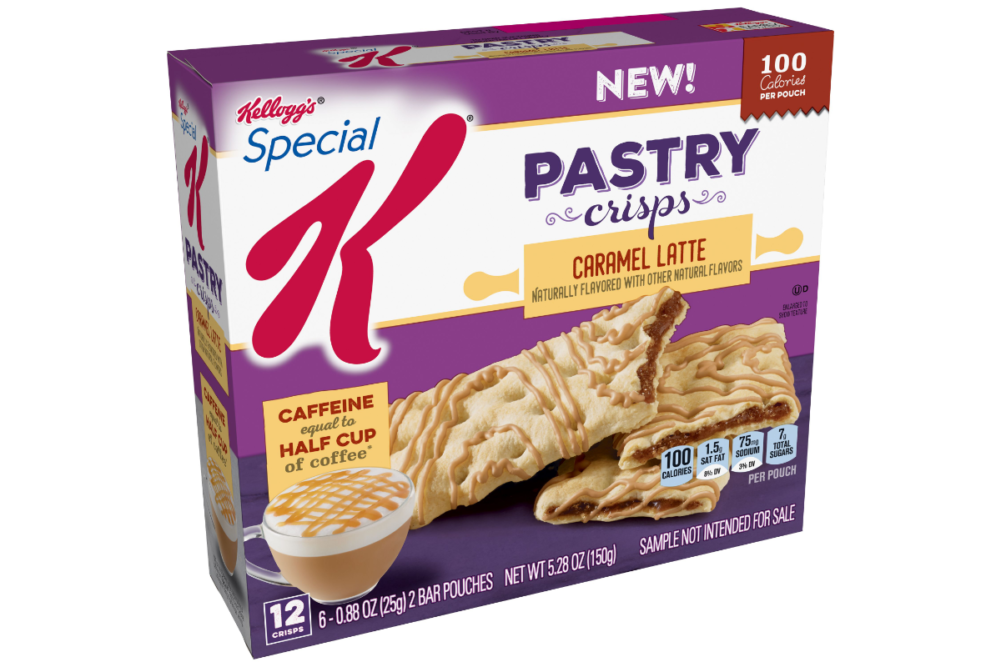 Kellogg's Special K caramel latte pastry crisps