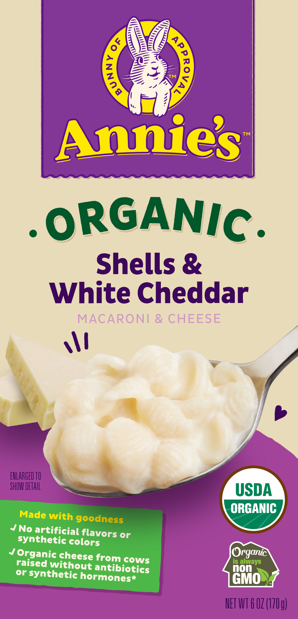 Annie's organic mac and cheese from General Mills