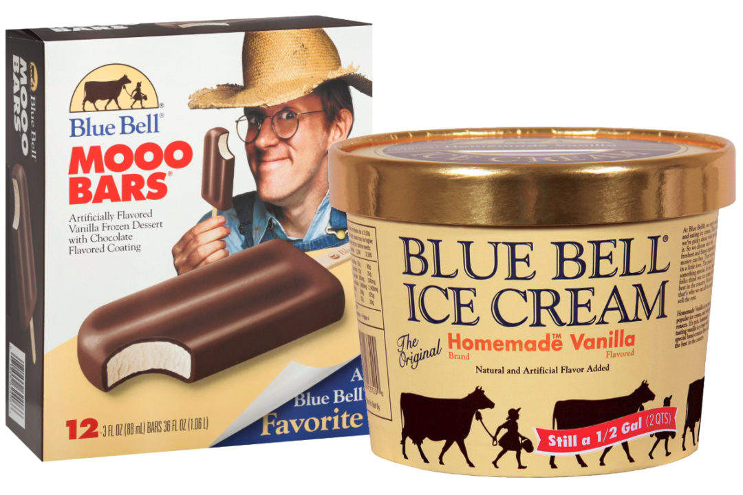 Blue Bell ice cream products