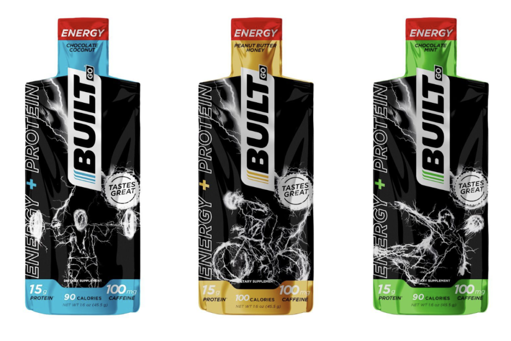 BuiltGO energy gel from Built Brands