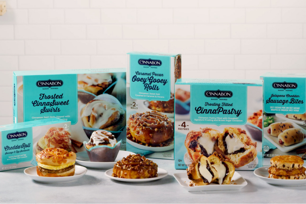 Cinnabon frozen breakfast creations