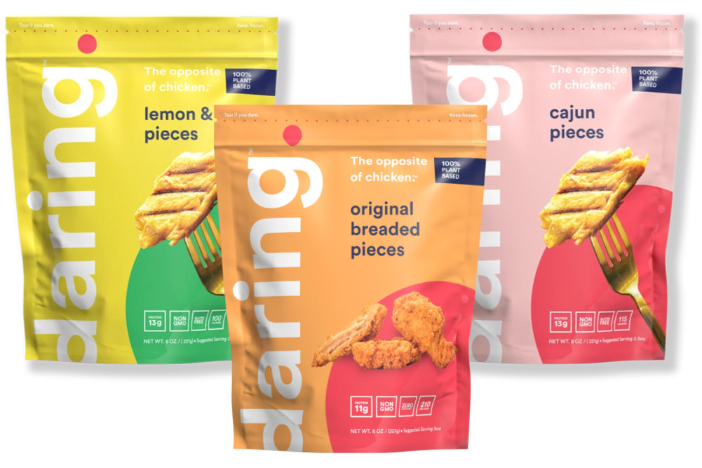 Daring plant-based chicken products