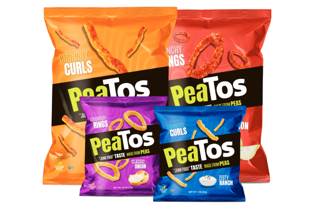 Peatos' crispy curls and crispy rings