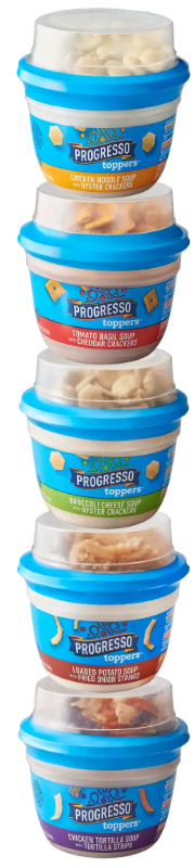 Progresso Toppers stack