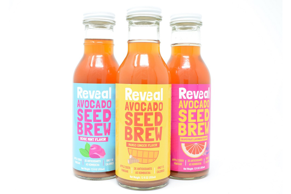 Reveal avocado seed brew