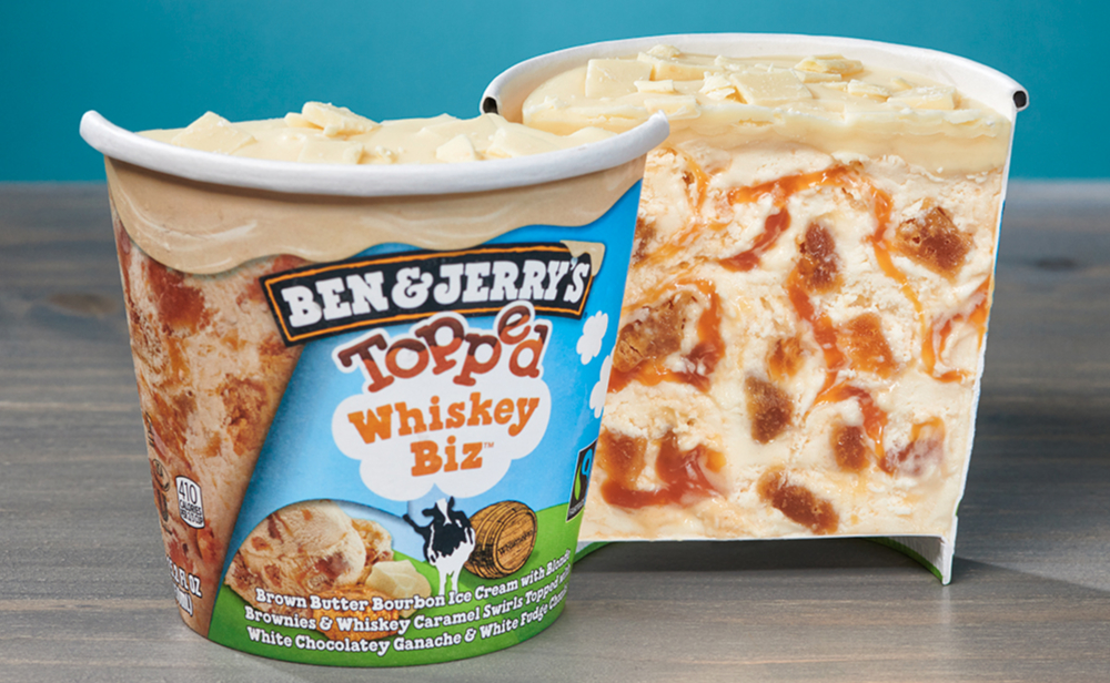 Ben & Jerry’s Topped Whiskey Biz ice cream