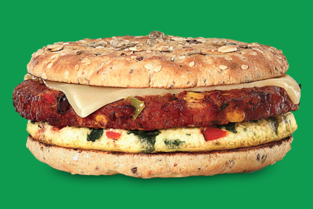 Dunkin Southwest Veggie Power Breakfast Sandwich