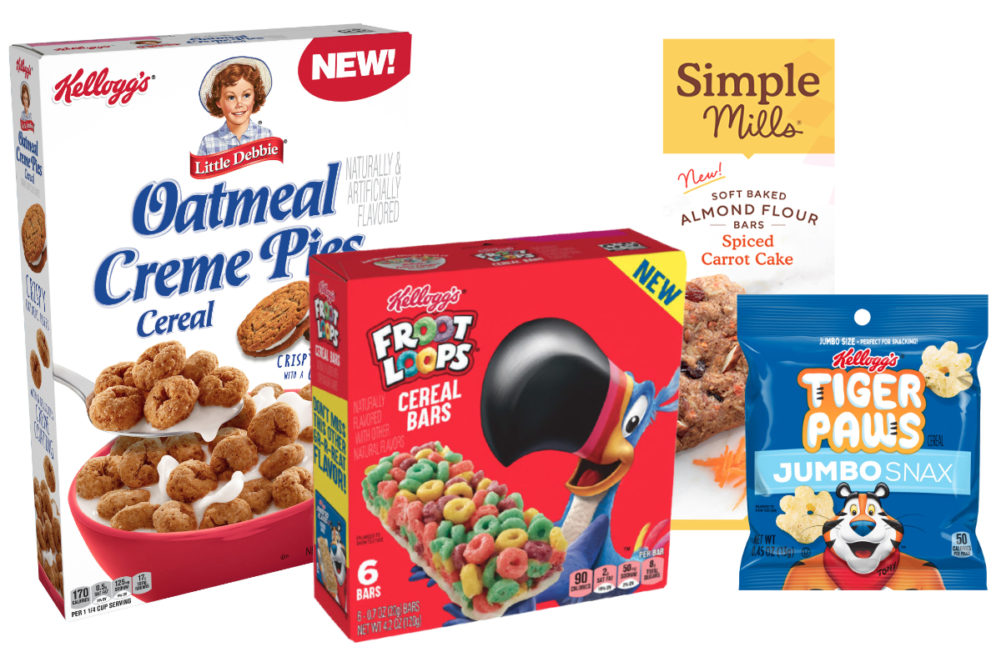 Kellogg and Simple Mills products