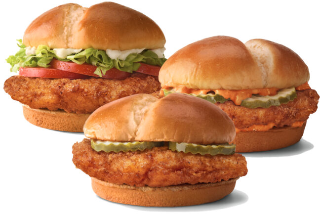 McDonald's chicken sandwiches