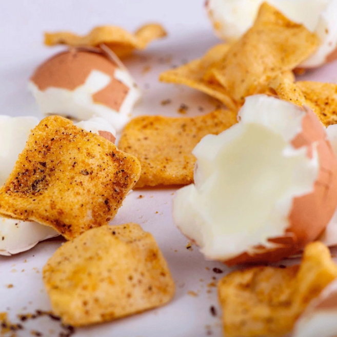 Quevos egg white crisps