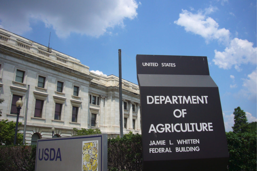 USDA building sign