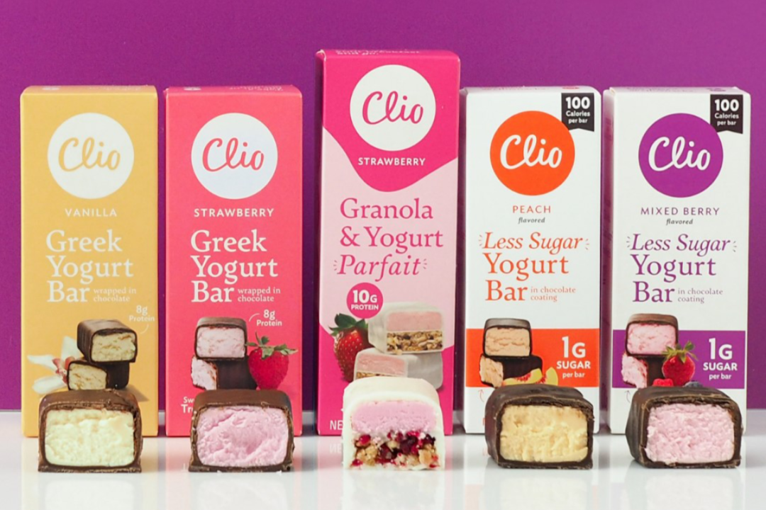 Greek Yogurt Bars and Granola Yogurt Parfaits from Clio Snacks