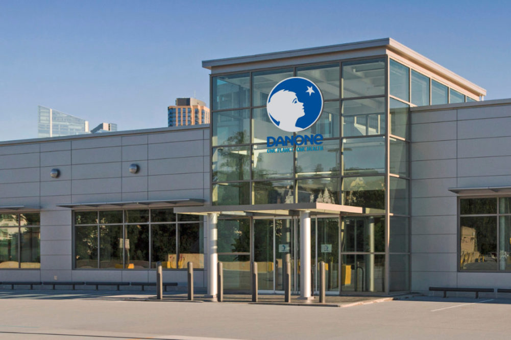 Exterior of Danone SA corporate facility