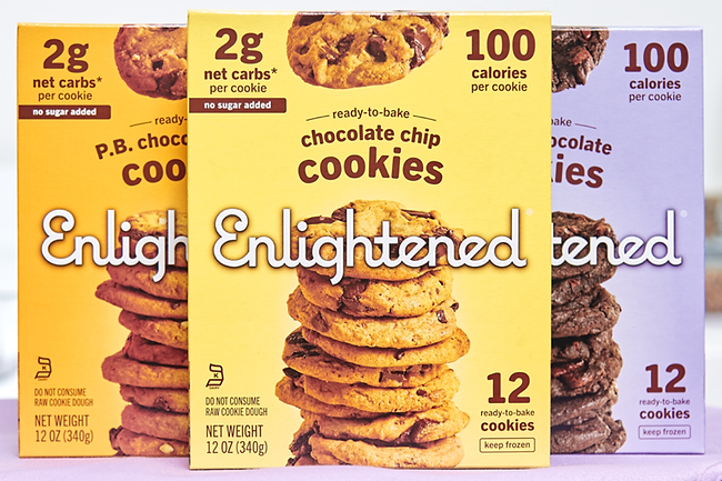 Ready-to-bake cookies from Enlightened