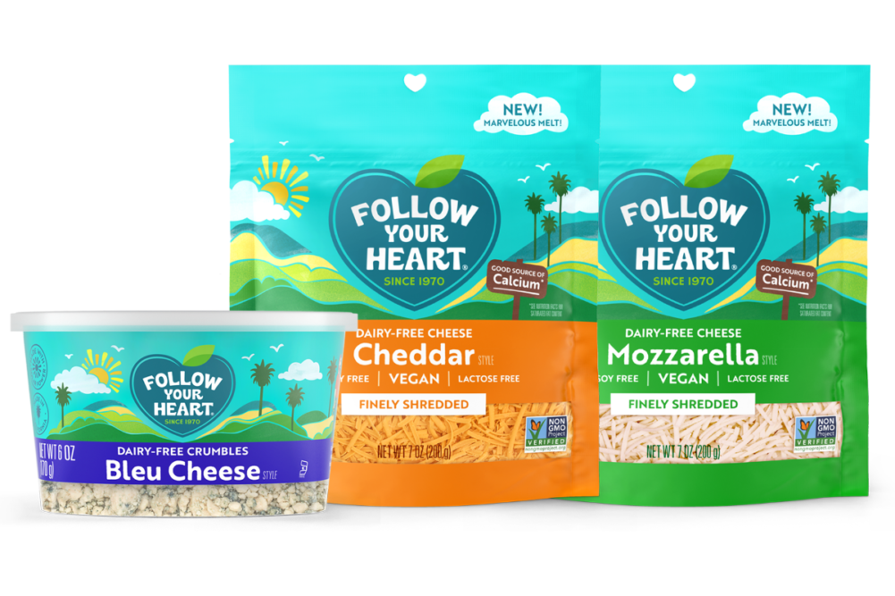 Plant-based cheese alternatives from Follow Your Heart