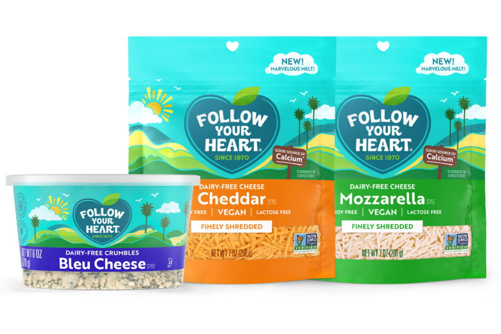 Plant-based cheese alternatives from Follow Your Heart