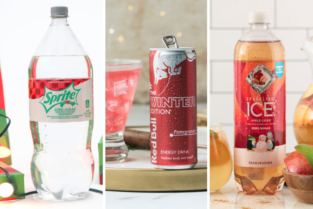 New seasonal beverages from Coca-Cola, Red Bull, Sparkling Ice