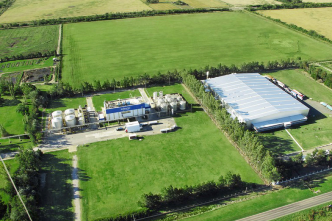 Aerial view of Bunge facility 