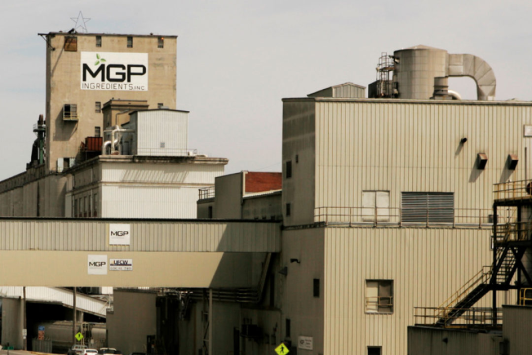 Exterior of MGP Ingredients processing facility 