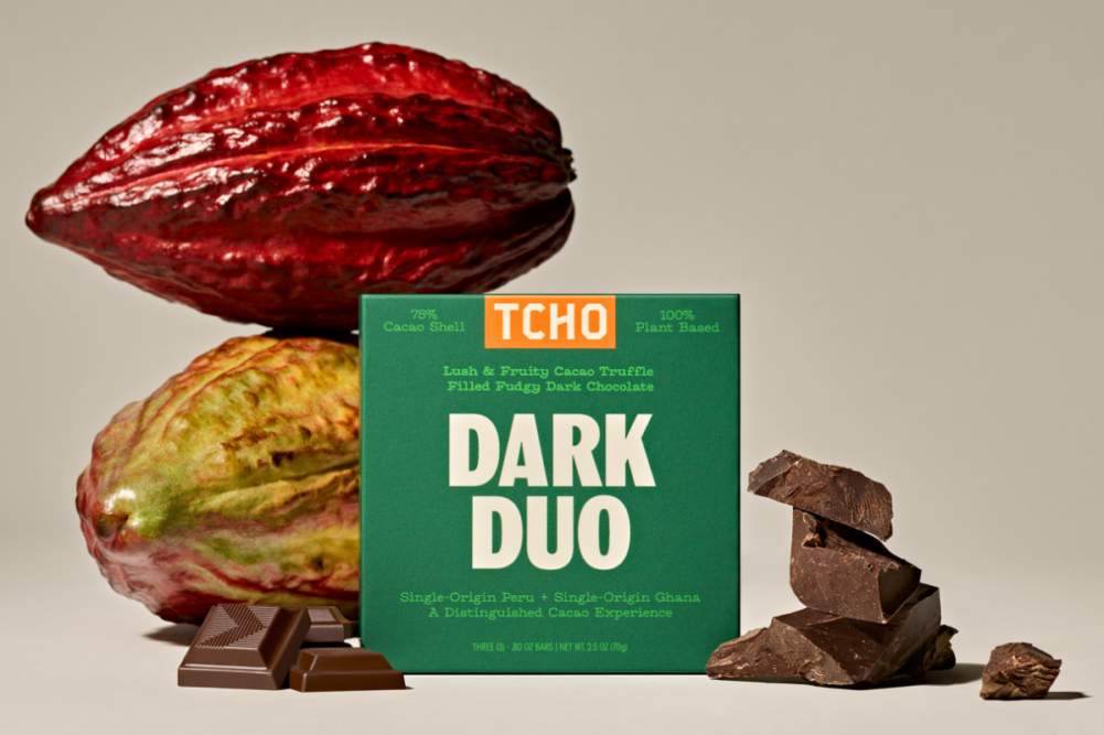 Plant-based chocolate bar from TCHO