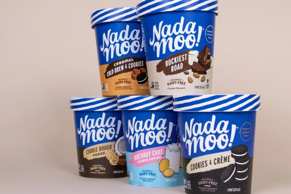 Plant-based frozen desserts from NadaMoo!
