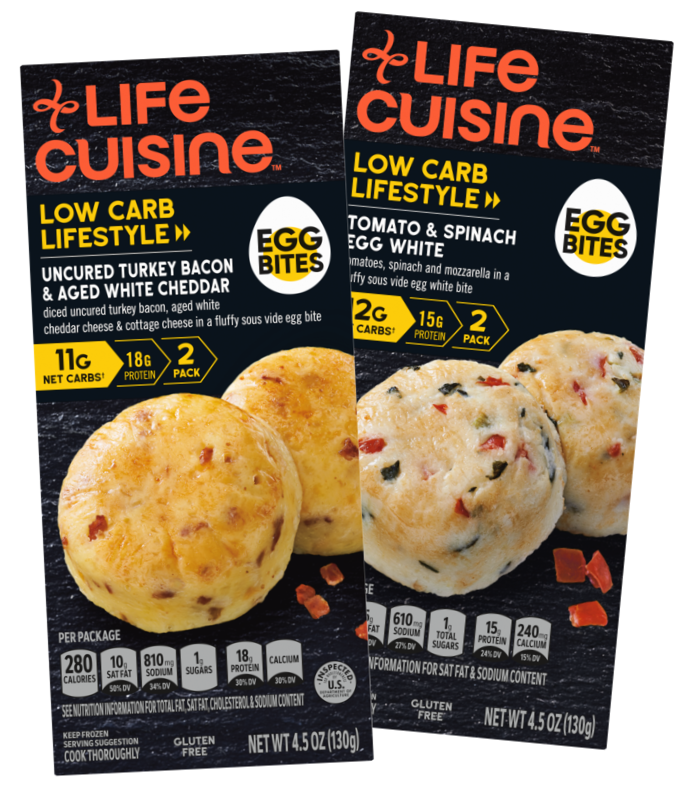 Sous vide egg bites from Nestle's Life Cuisine brand