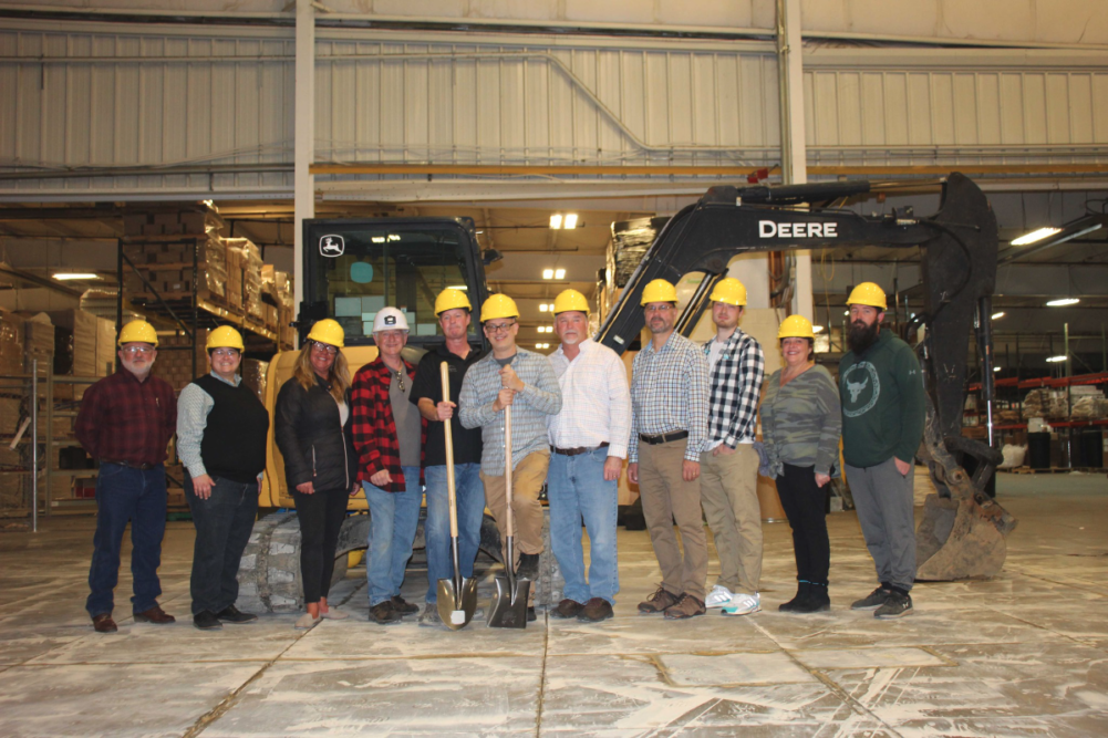 Milo’s Whole World Gourmet employees breaking ground on a new production facility in Ohio