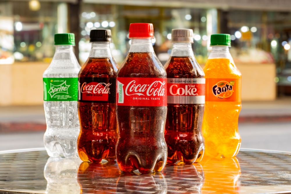 Coca-Cola recyclable bottles