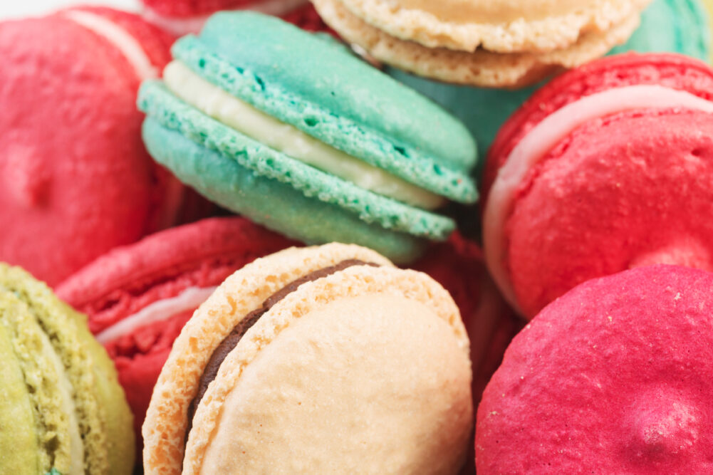 Colorful macarons