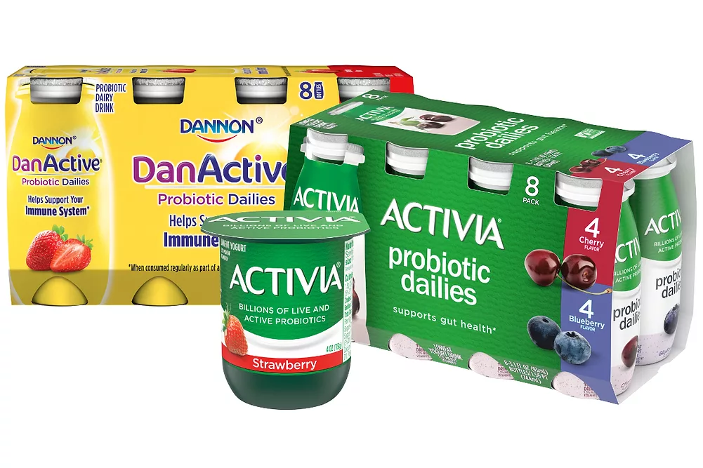Danone probiotic products