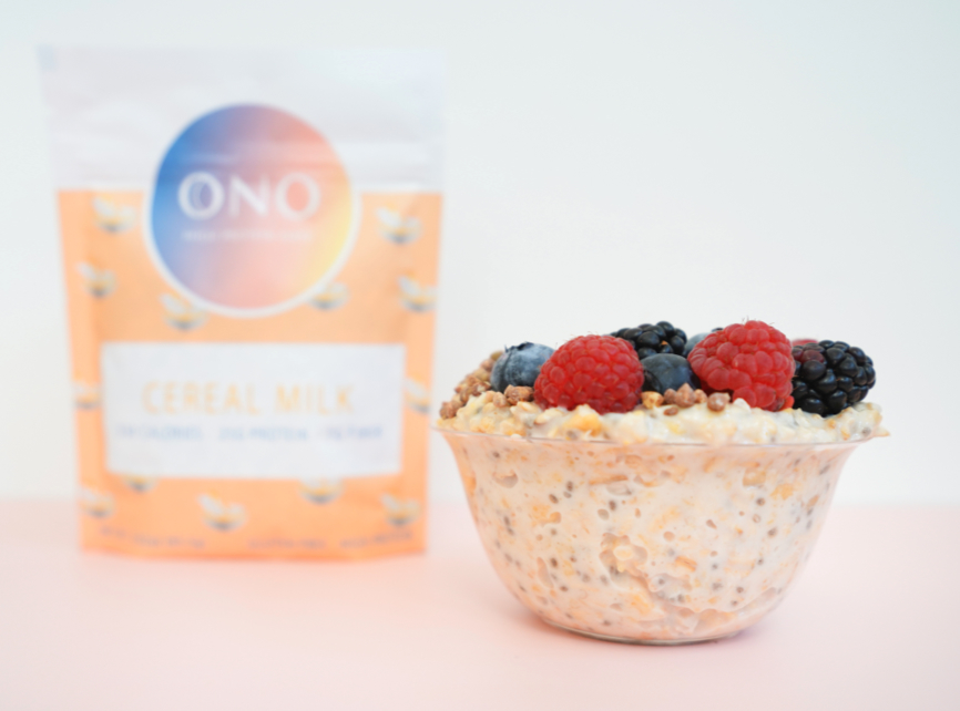ONO Overnight Oats in a bowl