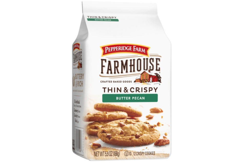 Pepperidge Farm Farmhouse Thin & Crispy Butter Pecan Cookies
