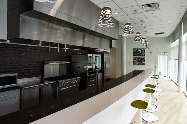 Interior of new Tastepoint by IFF facility