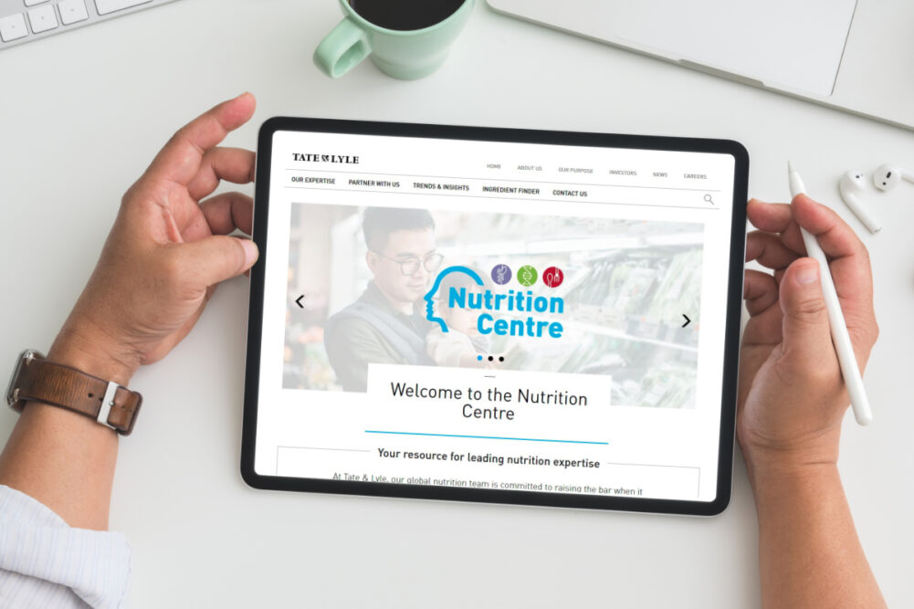 Tate & Lyle Nutrition Centre digital hub