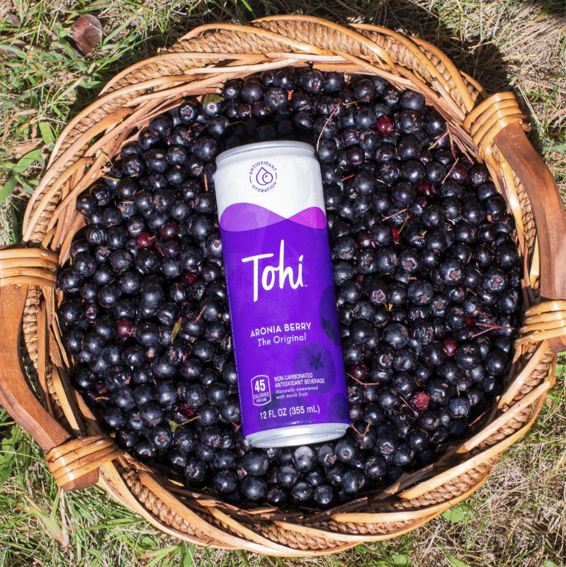 Tohi Ventures beverage in aronia berries