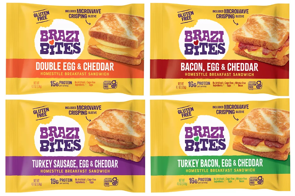 Brazi Bites gluten-free Homestyle Breakfast Sandwiches