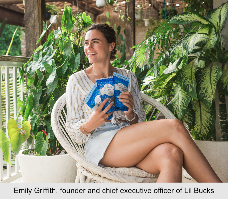 Emily Griffith, founder and chief executive officer of Lil Bucks
