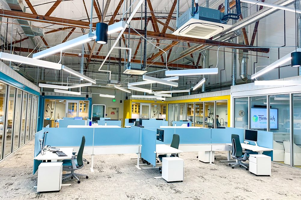 Interor of Firmenich's West Coast Innovation Center in California