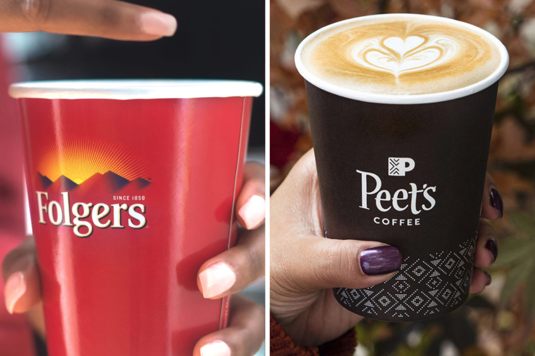 Folgers and Peets Coffee
