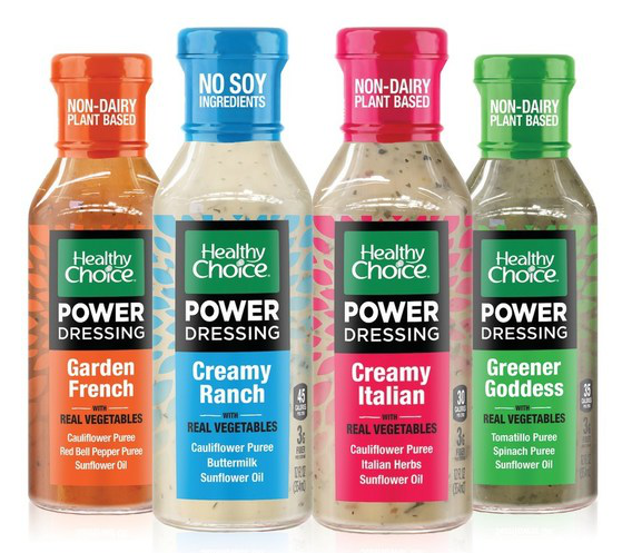 Healthy Choice plant powered dressings from Conagra Brands