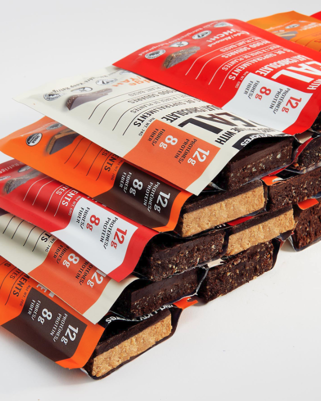 Mid-Day Squares chocolate bars stack
