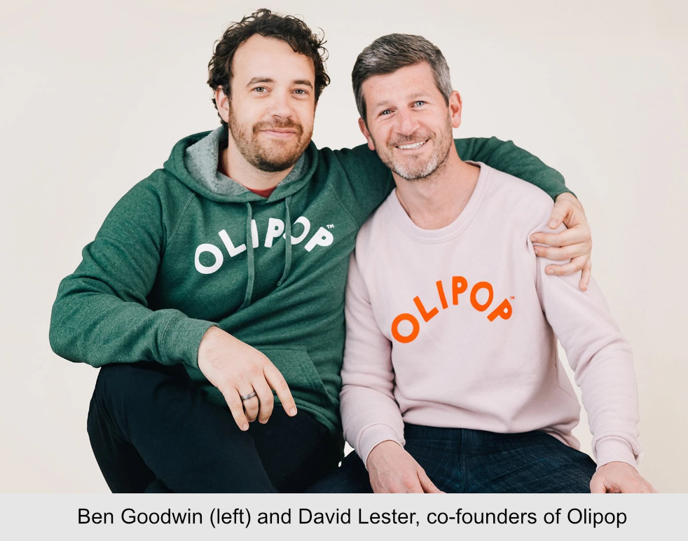 Ben Goodwin (left) and David Lester, co-founders of Olipop