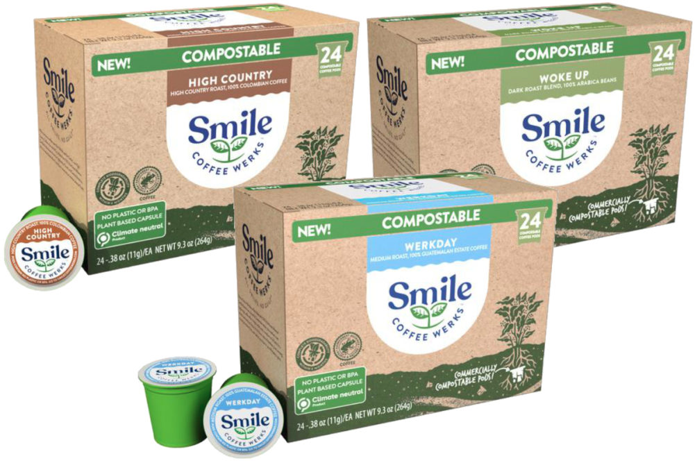 Smile Coffee Werks coffee pods