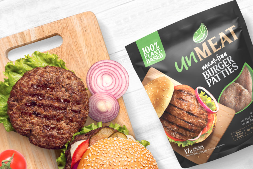 unMEAT plant-based burger