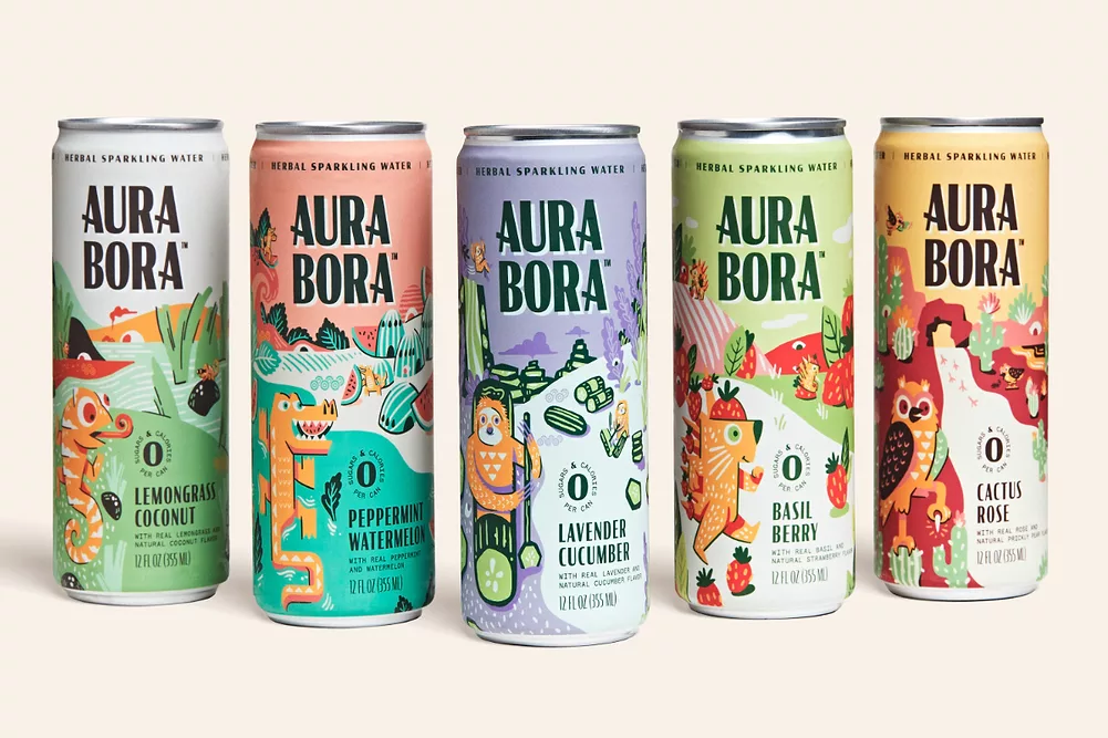 Aura Bora sparkling water