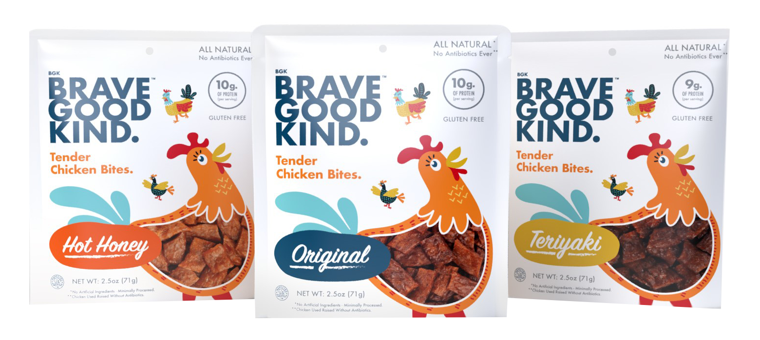 Gluten-free chicken bites from Brave Kind Good