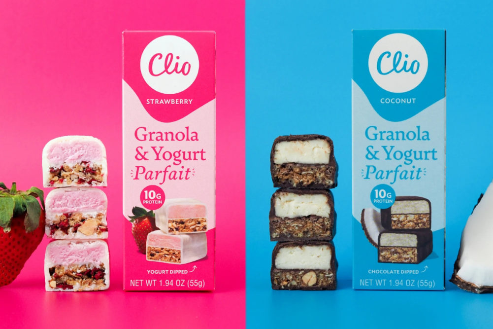 Clio Granola and Yogurt Parfait Bars